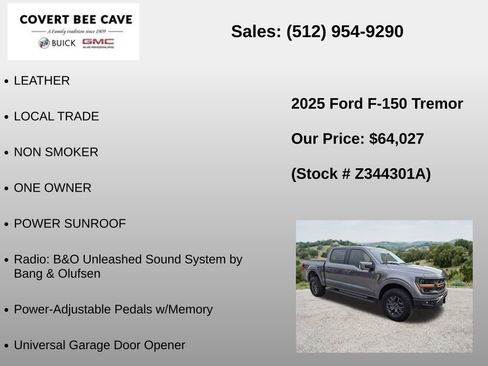 Used 2025 Ford F150 Tremor w/ Equipment Group 402A High AWD/4WD image 30