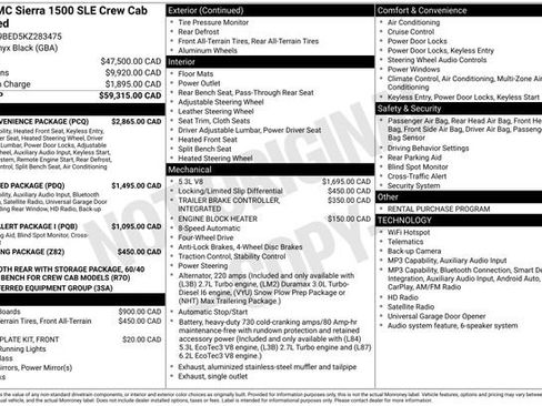 Used 2019 GMC Sierra 1500 SLE w/ SLE Convenience Package AWD/4WD image 18