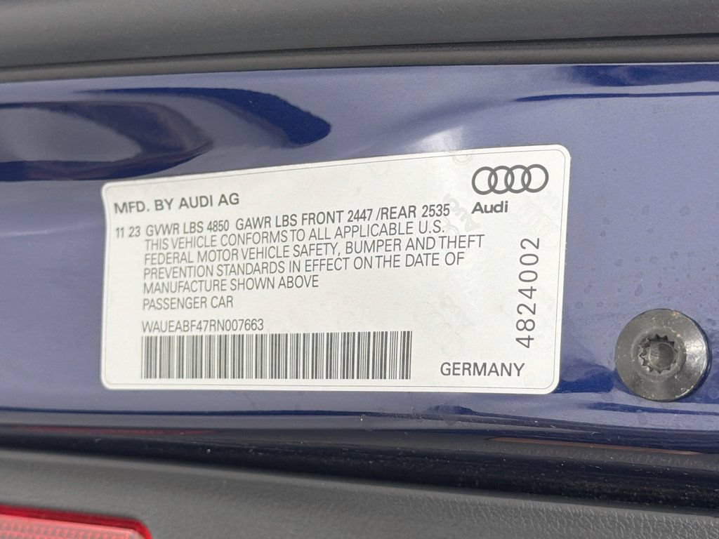 Certified 2024 Audi A4 2.0T Premium Plus AWD/4WD image 31