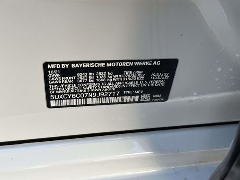 Used 2022 BMW X6 xDrive40i w/ M Sport Package image 16