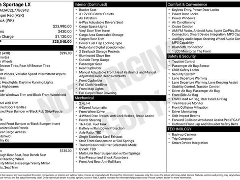 Used 2020 Kia Sportage LX FWD image 8