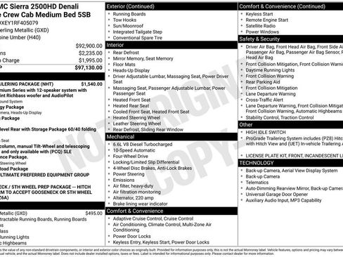Used 2024 GMC Sierra 2500 Denali Ultimate w/ Max Trailering Package AWD/4WD image 4