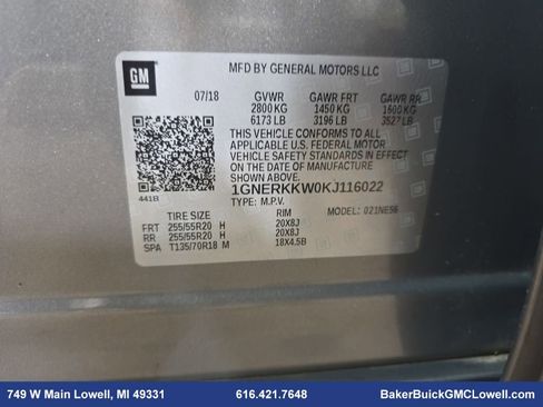 Used 2019 Chevrolet Traverse Premier w/ Driver Confidence II Package image 37