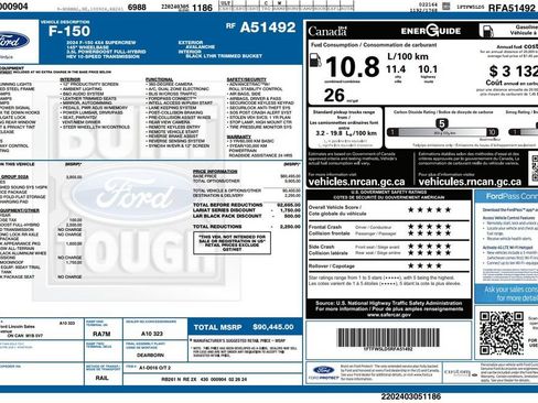 Used 2024 Ford F150 Lariat w/ Equipment Group 502A High AWD/4WD image 2