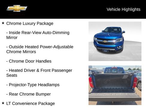 Used 2019 Chevrolet Colorado LT w/ Luxury Package, Chrome AWD/4WD image 20