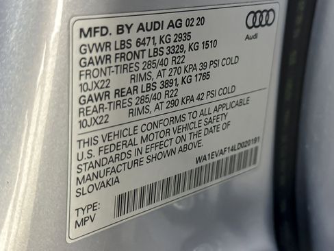 Used 2020 Audi Q8 Premium Plus w/ Premium Plus Package image 27