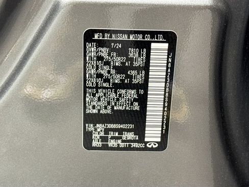 Used 2025 INFINITI QX80 Sensory AWD/4WD image 44