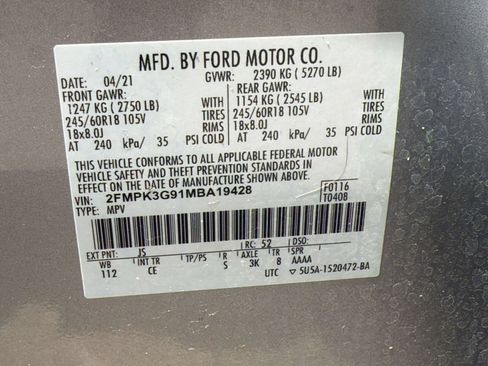 Used 2021 Ford Edge SE FWD image 19