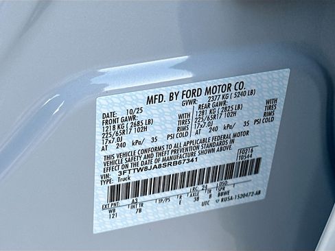 New 2025 Ford Maverick XLT w/ Equipment Group 302A image 19