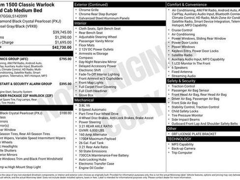 Used 2020 RAM 1500 Warlock w/ Electronics Group AWD/4WD image 5