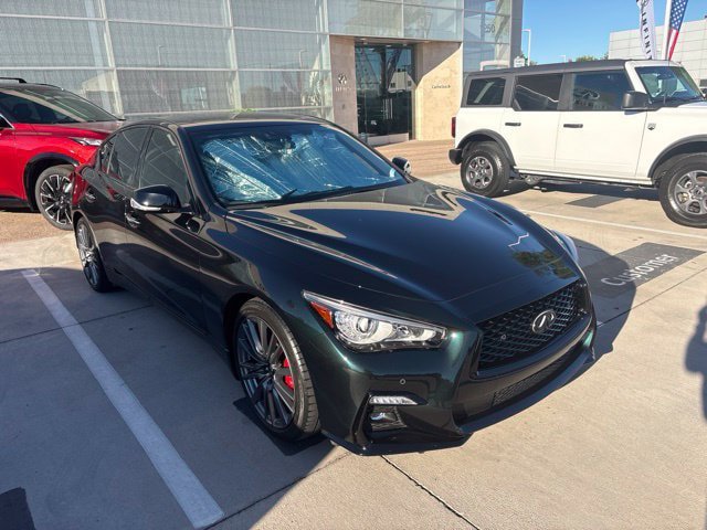 Used 2024 INFINITI Q50 Red Sport 400 w/ Black Opal Edition RWD image 3