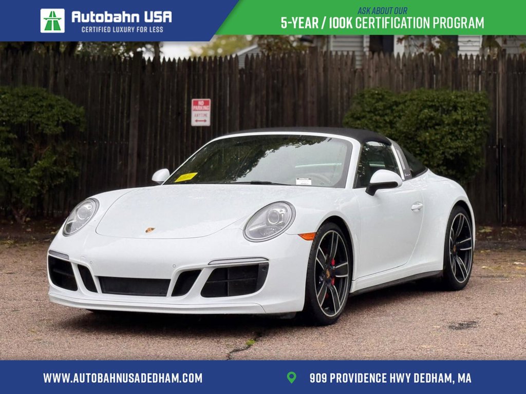 Used 2018 Porsche 911 Targa 4S w/ Sportdesign Package AWD/4WD image 1