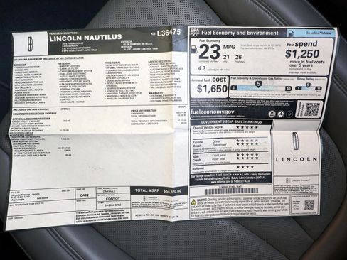 Used 2019 Lincoln Nautilus Reserve image 55