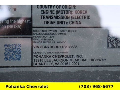 New 2026 Chevrolet Equinox EV RS FWD image 30