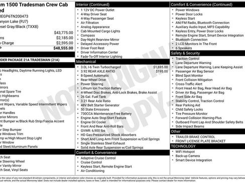 New 2026 RAM 1500 Tradesman image 3
