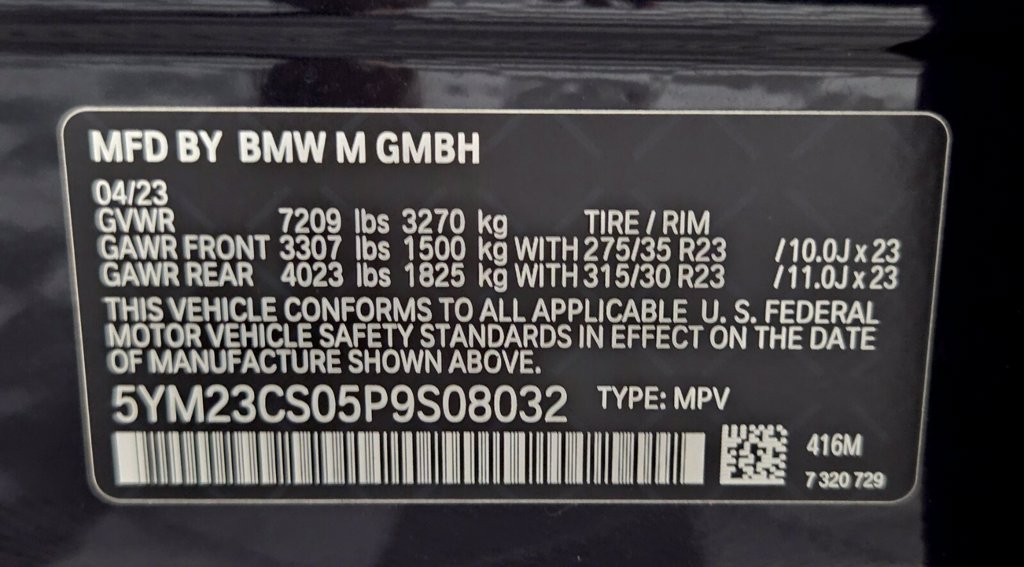 Used 2023 BMW XM w/ M Driver's Package AWD/4WD image 33