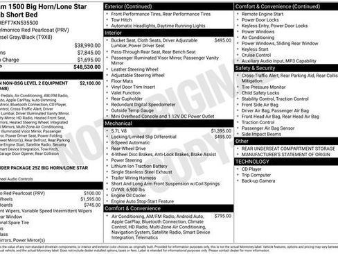 Used 2019 RAM 1500 Big Horn RWD image 39