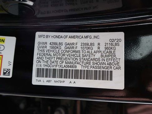 Used 2020 Honda Accord LX image 43