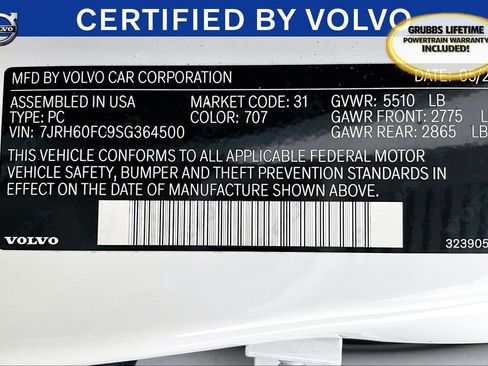 Certified 2025 Volvo S60 T8 Plus image 44
