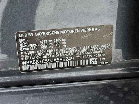 Used 2018 BMW 340i xDrive 340i xDrive w/ Premium Package image 26