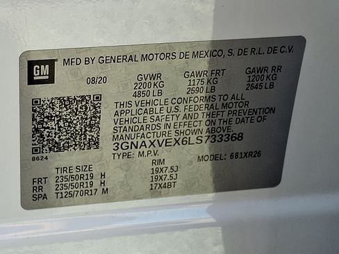 Used 2020 Chevrolet Equinox LT w/ Sport Edition AWD/4WD image 28