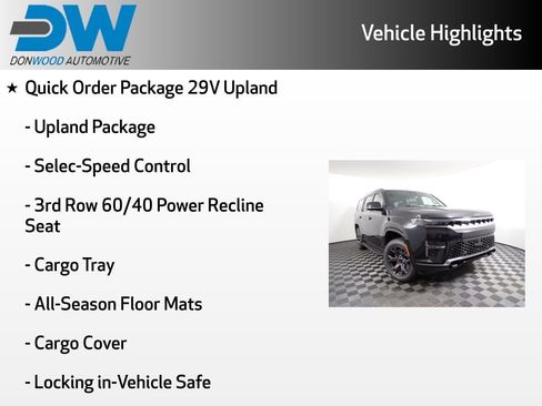 New 2026 Jeep Grand Wagoneer 4WD w/ Quick Order Packge 29V Upland image 3