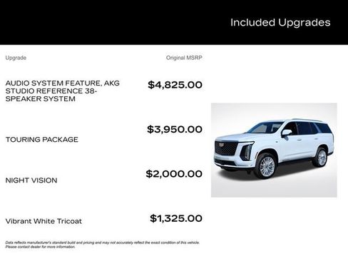 New 2026 Cadillac Escalade Luxury w/ Touring Package AWD/4WD image 3