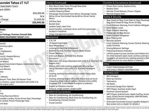Certified 2021 Chevrolet Tahoe LT RWD image 48