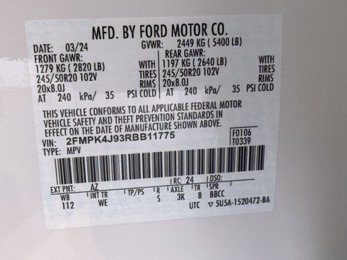 Used 2024 Ford Edge ST-Line AWD/4WD image 23