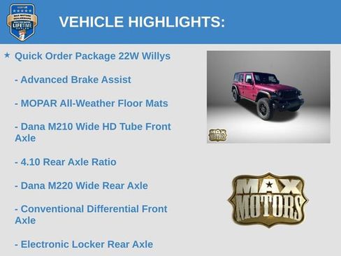 New 2026 Jeep Wrangler Unlimited Sport AWD/4WD image 6