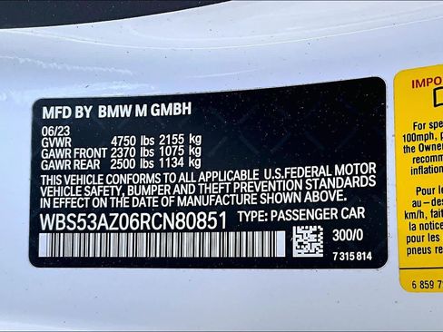 Used 2024 BMW M4 Coupe w/ Executive Package image 72