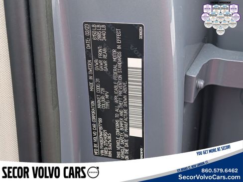 Certified 2023 Volvo XC90 B6 Plus w/ Protection Package Premier image 33