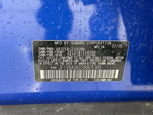 Used 2025 Subaru WRX GT image 29