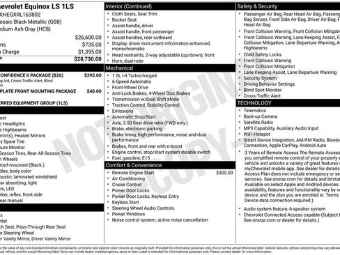 Used 2024 Chevrolet Equinox LS w/ Driver Confidence II Package FWD image 17