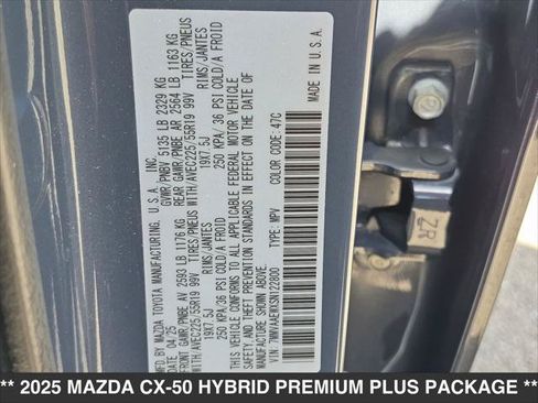 Certified 2025 MAZDA CX-50 2.5 Hybrid w/ Premium Plus Pkg AWD/4WD image 25
