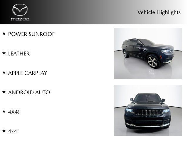 Used 2021 Jeep Grand Cherokee L Limited AWD/4WD image 4