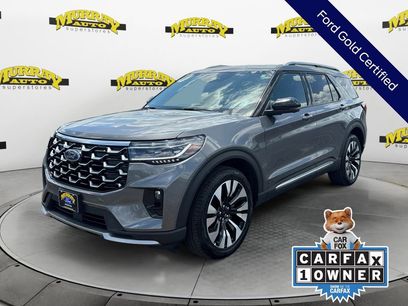Certified 2025 Ford Explorer Platinum w/ LUX Leather Package