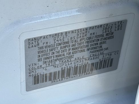 Used 2017 Nissan Sentra SV w/ Style Package image 38