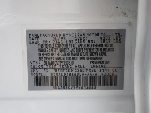 Used 2023 Nissan Sentra SV FWD image 47