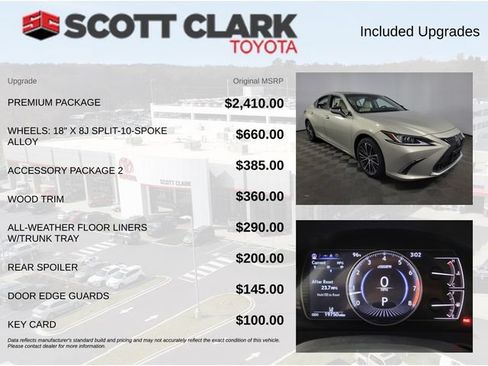 Used 2022 Lexus ES 350 w/ Premium Package FWD image 8