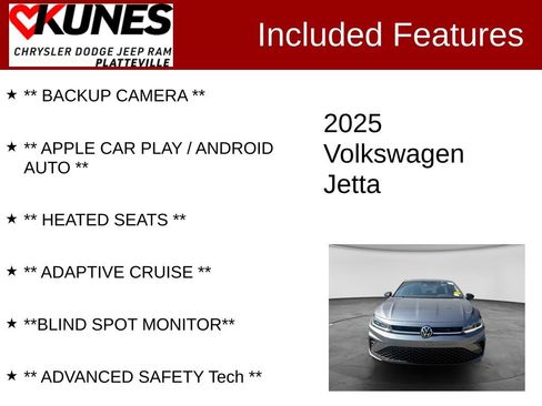 Used 2025 Volkswagen Jetta Sport FWD image 2