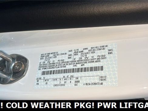 New 2026 Ford Escape Active w/ Cold Weather Package image 33