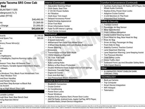 Used 2025 Toyota Tacoma SR5 image 34
