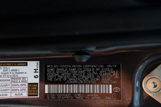 Used 2019 Toyota Prius XLE FWD image 50