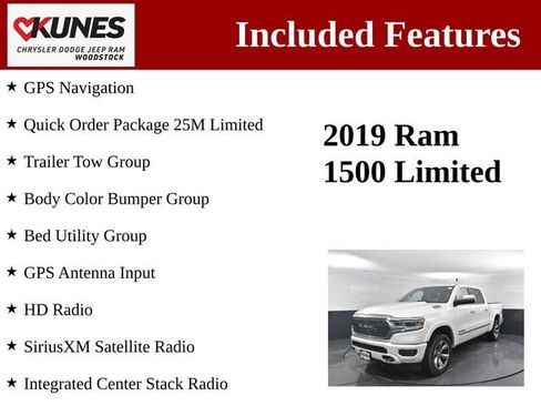 Used 2019 RAM 1500 Limited w/ Bed Utility Group image 3