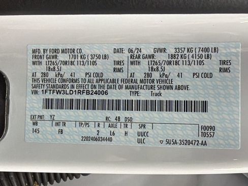 Used 2024 Ford F150 XLT w/ Equipment Group 302A MID AWD/4WD image 38