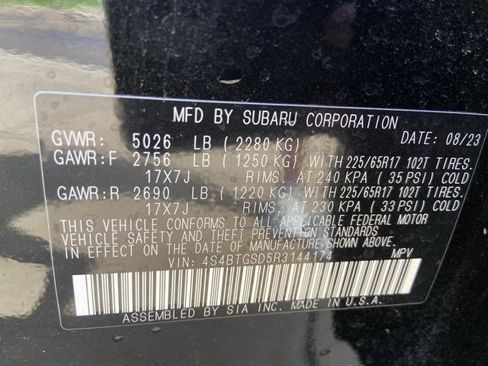 Used 2024 Subaru Outback Wilderness AWD/4WD image 36