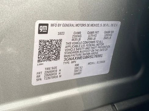 Certified 2024 Chevrolet Equinox RS w/ LPO, Floor Liner Package AWD/4WD image 23
