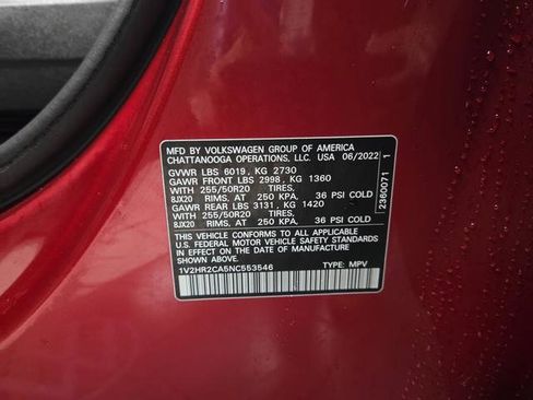 Used 2022 Volkswagen Atlas SE image 41