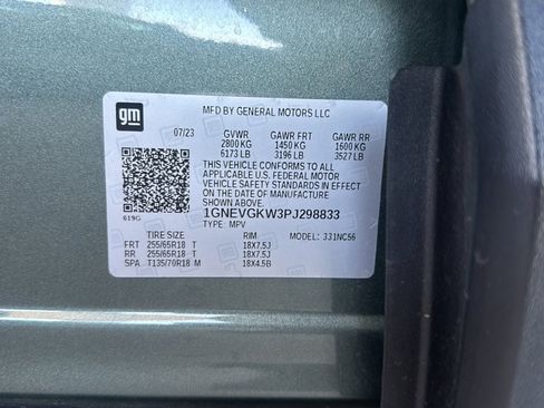 Used 2023 Chevrolet Traverse LT w/ Rear Camera Mirror Package AWD/4WD image 47
